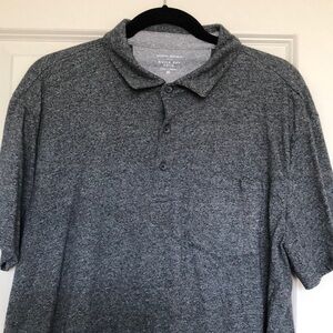 Men’s Banana Republic quick dry polo, size XL, dark gray